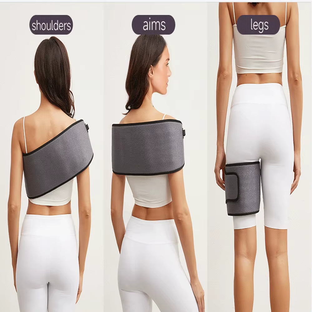 LED Infrared Red Light Therapy Belt for Body Pain Waist & Back Relief Therapy Device for Muscle Shoulder Joints Pain Relief