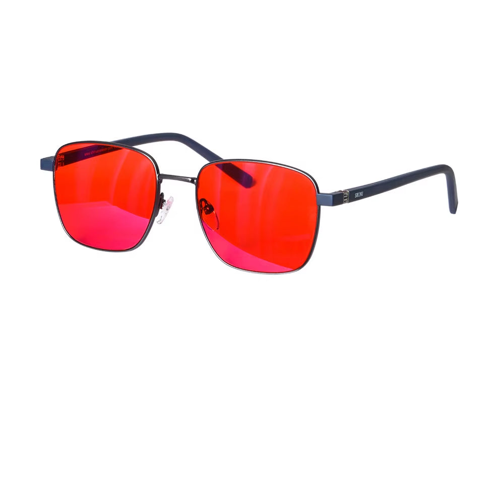 Glasses Men Women Blue Light Glasses Computer Gaming Glasses Red/Orange/Clear Lens Blocking Blue Light Eyeglasses Sh001