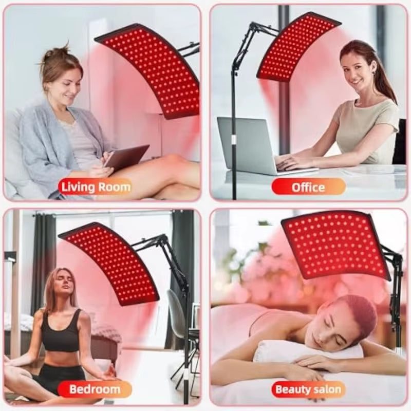 Full Body Red Light Therapy Panel with Stand for Infrared Therapy
