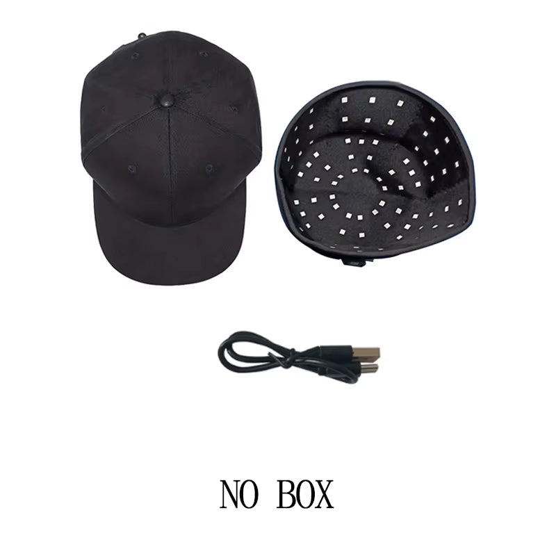 660Nm 850Nm Red Light Infrared Hair Therapy Hair Growth Cap for Hair Regrowth anti Hair Loss Relax Scalp Care Hat anti Hair 2024