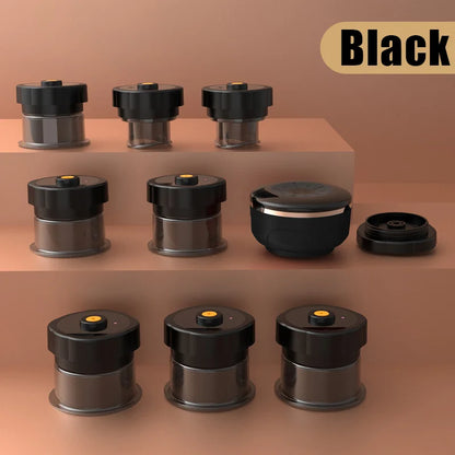8Cups Smart Cupping Therapy Massager Set,4In1 Electric Cupping Massager Device Fat Burner Vacuum Suction Cups Ems anti Cellulite