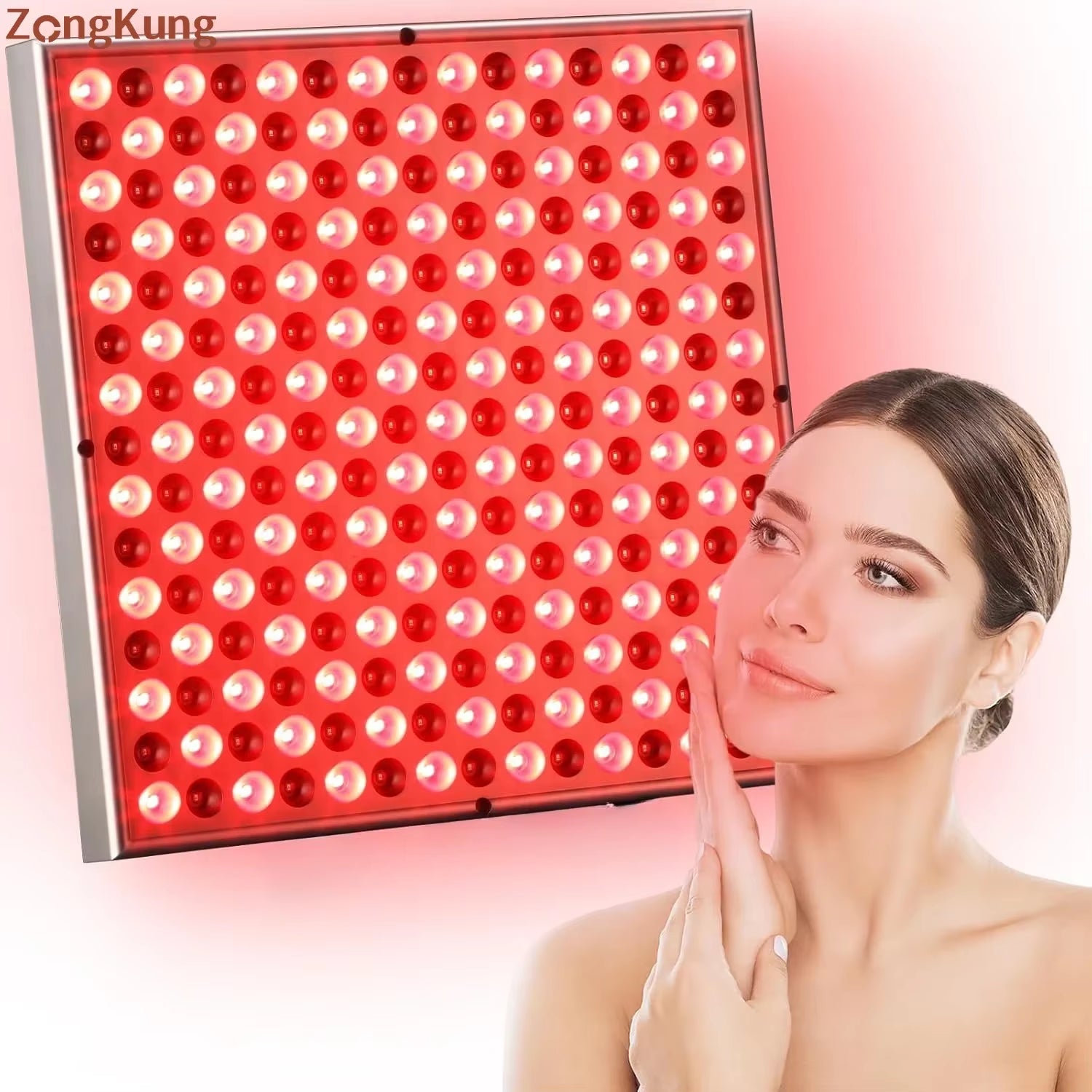 Red Light Therapy Panel 660&850 Nm Infrared Light Combination Lamp Panel for Body Pain Relief Blood Circulation Skin Beauty Lamp