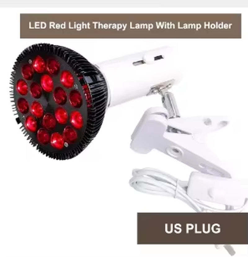 Hot Selling 54W Therapy Lamp PAR38 Black Infrared Therapy Lamp LED Beauty Lamp LED Therapy Spa anti Aging Device