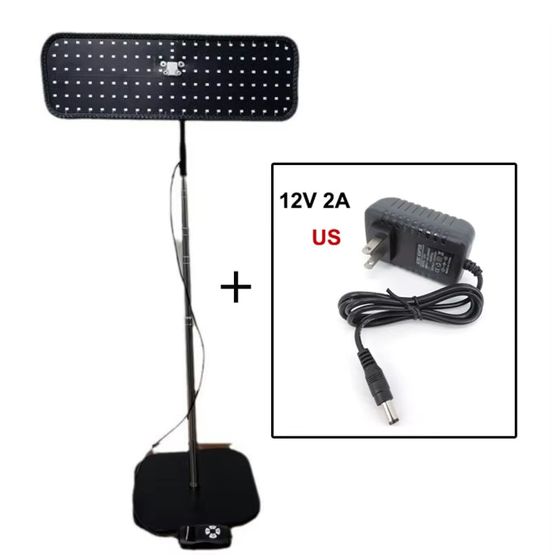 LED Red Light Therapy Panel with Stand 660Nm 850Nm near Infrared Therapy Lamp Devices for Body Pain Relief and Skin Care