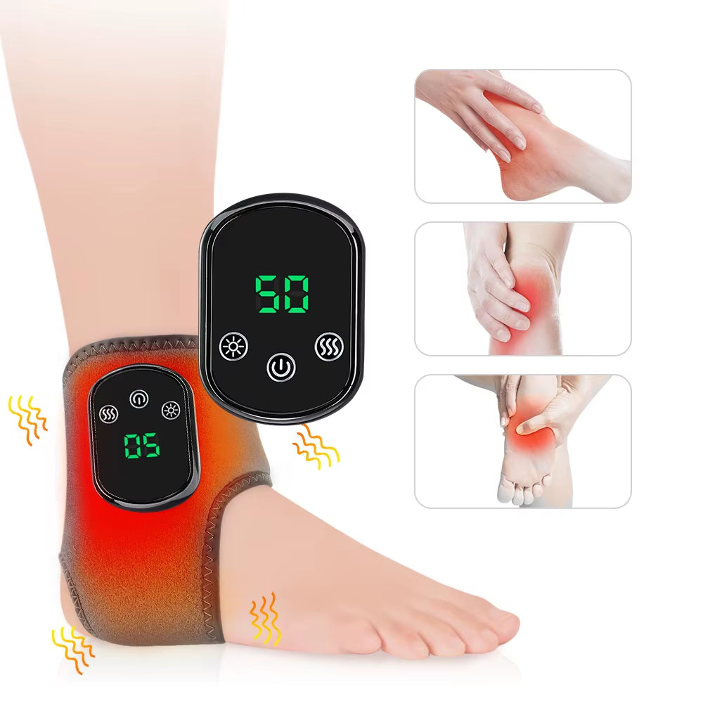 Electric Ankle Massager Ankle Brace Relaxation Treatment Air Compression Foot Massager Pain Relieve Relieving Achilles Tendoniti