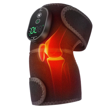 3 in 1 Shoulder Knee Heated Knee Massager Pad for Joint Pain Relief Health Care Shoulder Arthritis Support Brace Belt