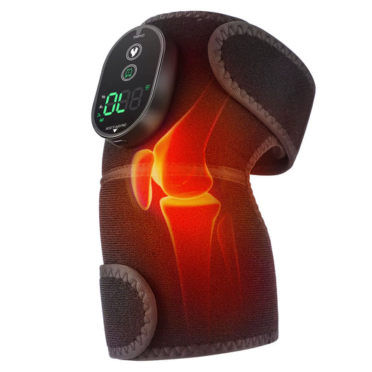 3 in 1 Shoulder Knee Heated Knee Massager Pad for Joint Pain Relief Health Care Shoulder Arthritis Support Brace Belt