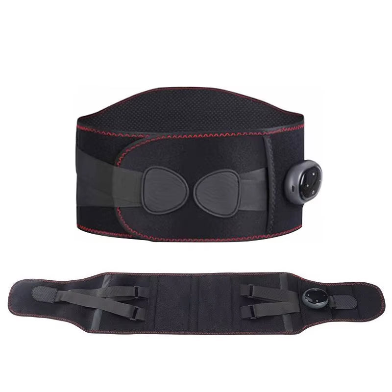 Wireless Lumbar Massager with Heat Vibration Massage Belt Heating Pad Back Belt Abdomen Warmer Lumbar Traction Support