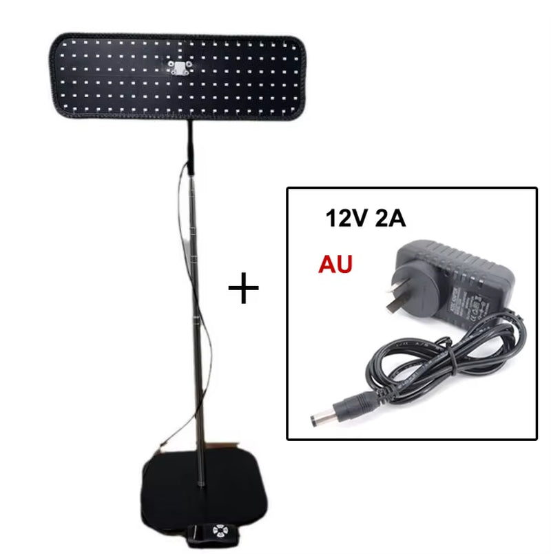 LED Red Light Therapy Panel with Stand 660Nm 850Nm near Infrared Therapy Lamp Devices for Body Pain Relief and Skin Care