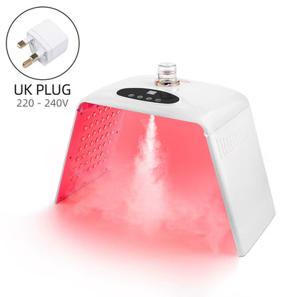 Foldable 7 Colors LED Photon Machine with 3 Levels Nano Spray Skin Moisturizing Face&Body Mask Beauty Salon Home Use Skin Care