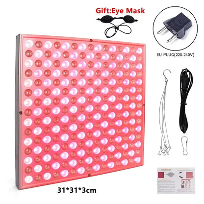 Red Light Therapy Panel 660&850 Nm Infrared Light Combination Lamp Panel for Body Pain Relief Blood Circulation Skin Beauty Lamp