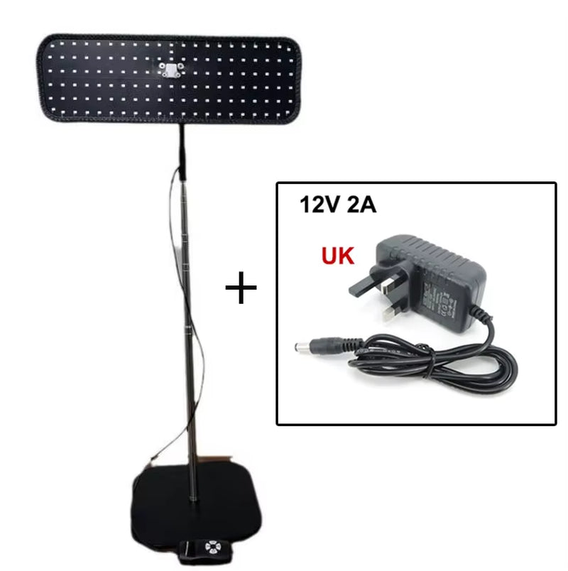 LED Red Light Therapy Panel with Stand 660Nm 850Nm near Infrared Therapy Lamp Devices for Body Pain Relief and Skin Care